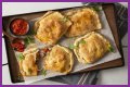 How big is a mellow mushroom calzone?